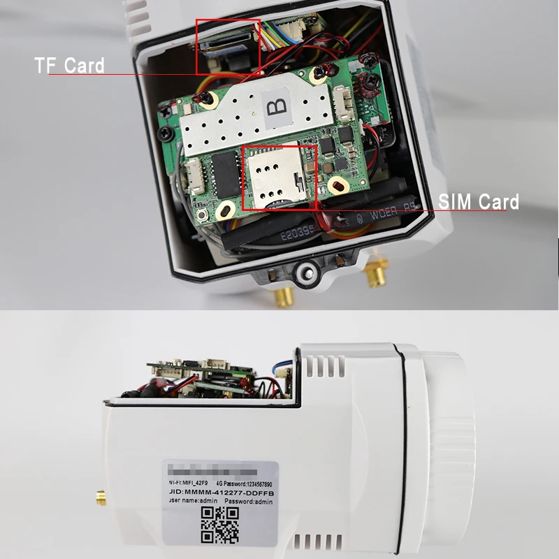 3G 4G SIM Card Sonyimx335 HD 5MP Wireless Security IP Camera Wifi PTZ Bullet Audio 5X 10X Auto Zoom Human Detection IR 50M