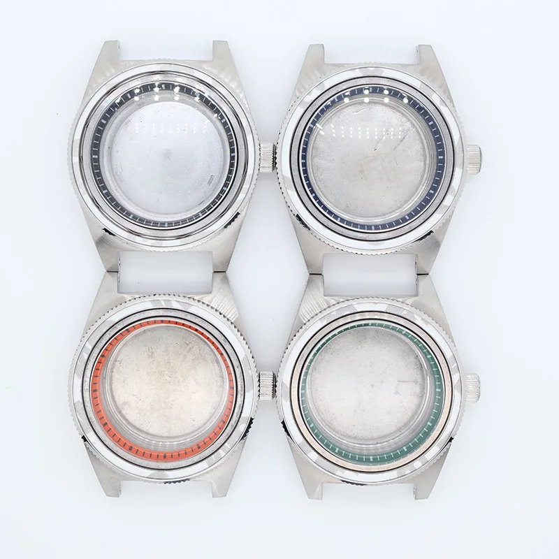 

40mm 62Mas Men's Mechanical Stainless Steel Watch Case Mineral Glass Fit NH35 NH36 Automatic Movement Mod Watch Parts