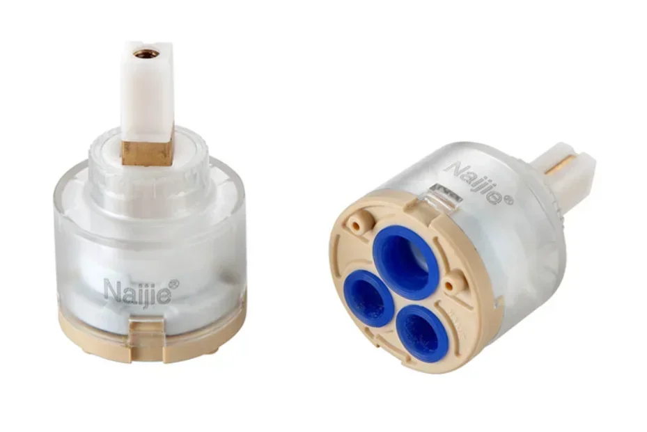 40mm Transparent Style Single-Seal Copper Rod Ceramic Faucet Valve Core for Cold And Hot Water