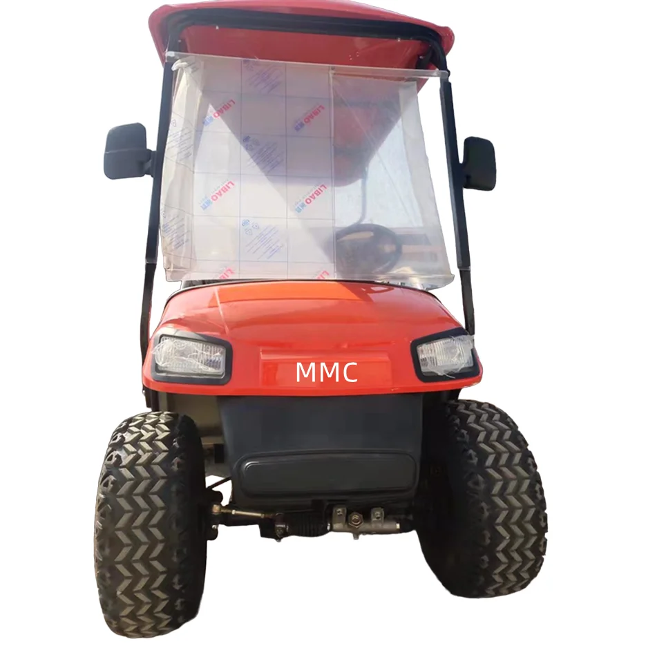 Ce אושר אדום 2 מושב עגלת גולף 48v זול 2 + 2 מושבים