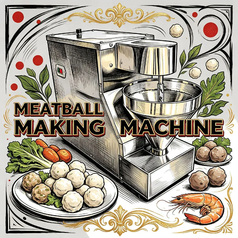 Commercial Automatic Meatball Making Machine Small Electric Meatball Forming Machine For Making Vegetable Balls Lamb Balls