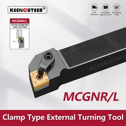 MCGNR2020K12/MCGNR2525M12/MCGNR3232P12 external turning tool CNC machining tool and CNMG carbide insert series combination