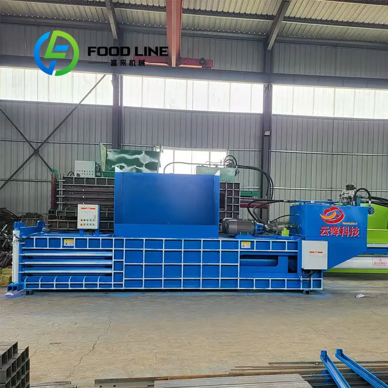 customize Hydraulic Baling Press Machine for Scrap Metal Waste Paper Plastic Bottle Industrial Compactor Automatic Operation
