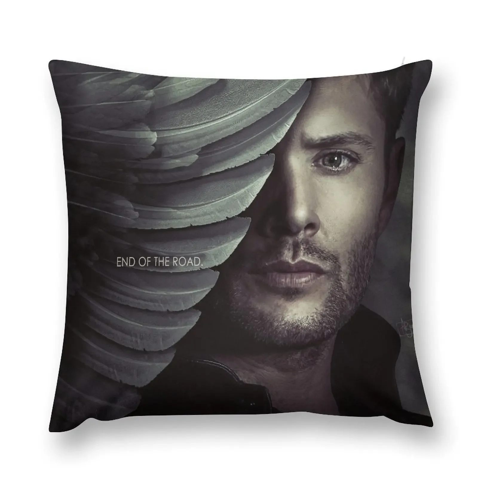 

DEAN WINCHESTER [ wings ] Throw Pillow pillow cover luxury Luxury Cushion Cover pillow