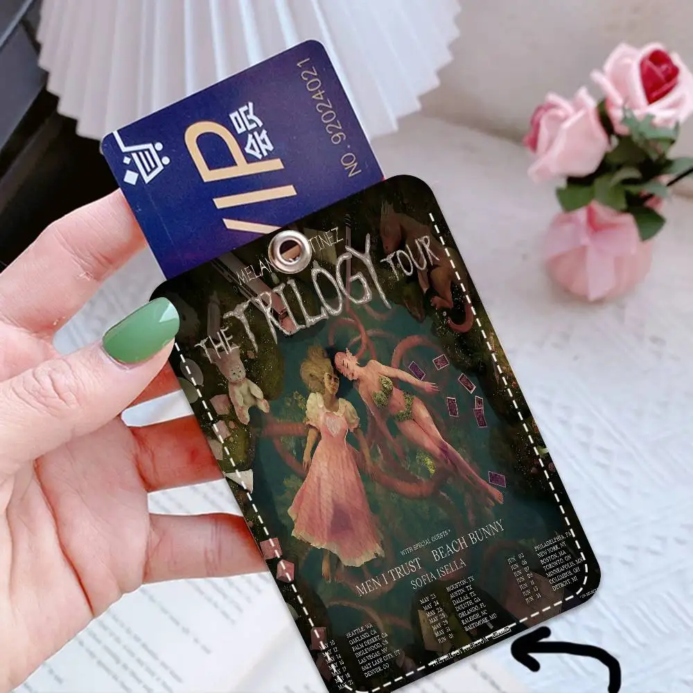 المغني ميلاني مارتينيز بوابات شارة حامل المفاتيح للبنك الأعمال حامل بطاقة العمل بطاقة الطالب حالة وقائية بطاقة الحافلة #4