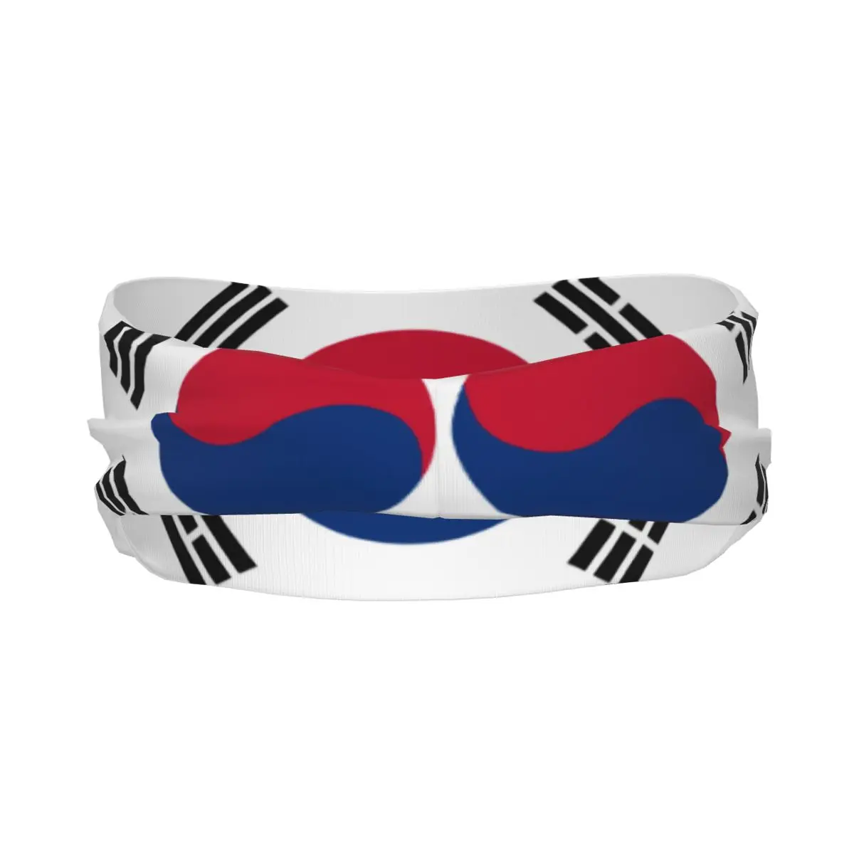Korean Flag Elastic Hair Band Yoga Headband Makeup Hair Hoop Headwrap