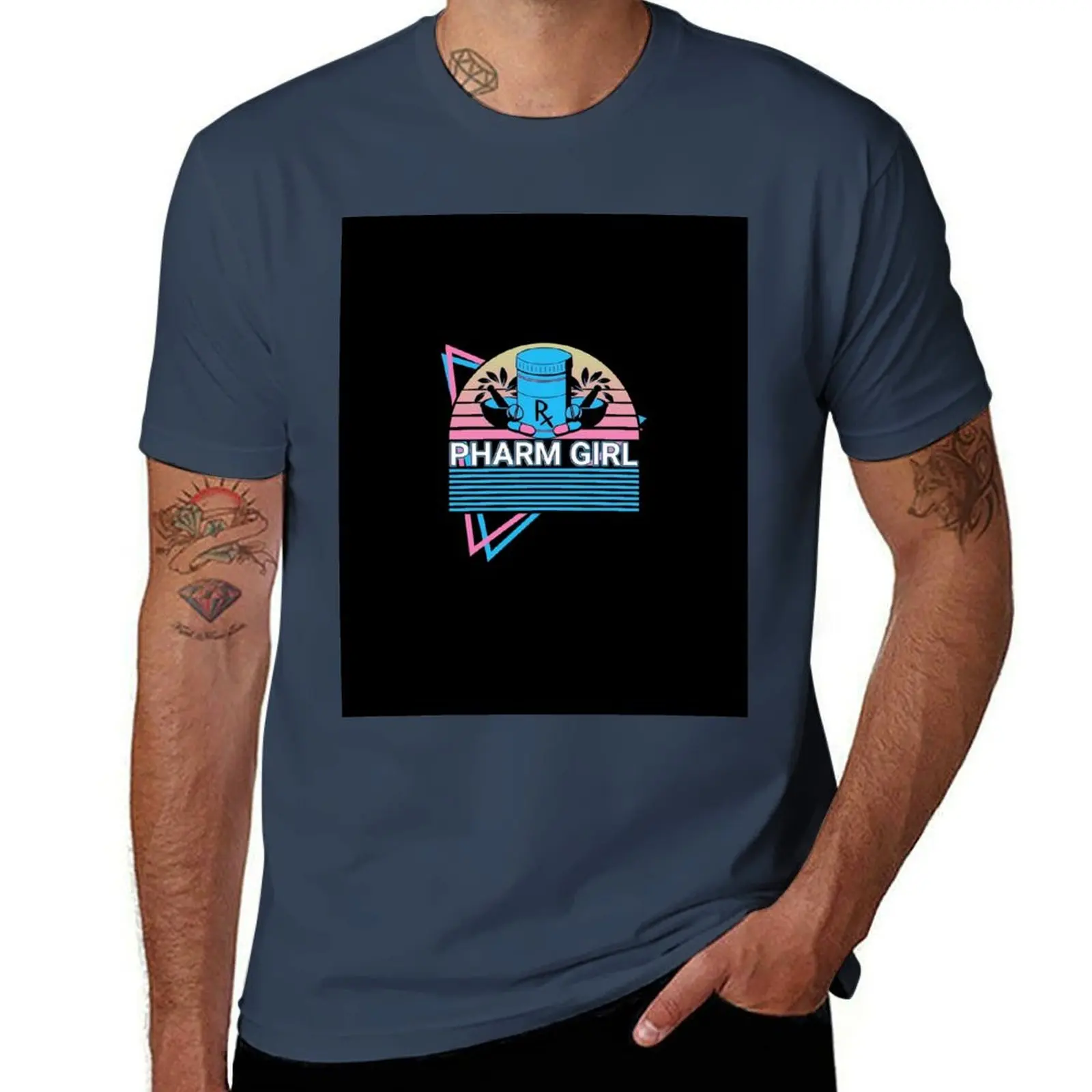 

Pharmacist Pharmacy Retro Pharm Girl T-Shirt Casual Everyday Wear T-Shirt