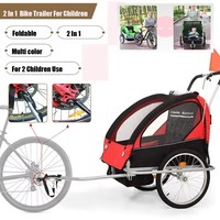 ALWAYSME 2 Wheels Child Kids Bike Trailer