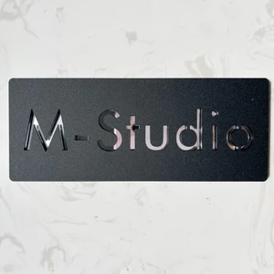 MD-Personalized 3D Acrylic door plate, house number, letter, family name, home, apartment, hotel, restaurant, office, villa, coffee, bar 10 Main Sales Custom Plate - №8