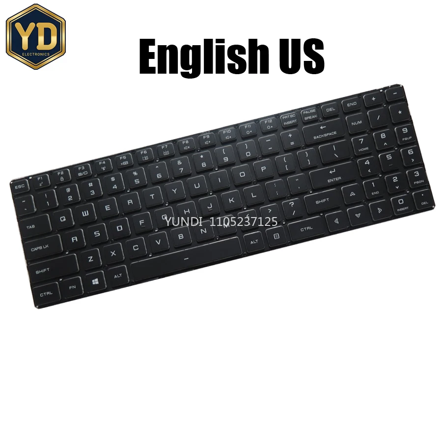 

YD Laptop Keyboard For Illegear Raven SE-V English US With Backlit Black New