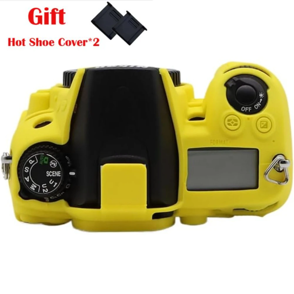 

Armor Camera Body Case ，Camera Bag For Nikon D7000 , Accessories Protective Rubber Cover Soft Silicone + 2PCS Hot Shoe Cover