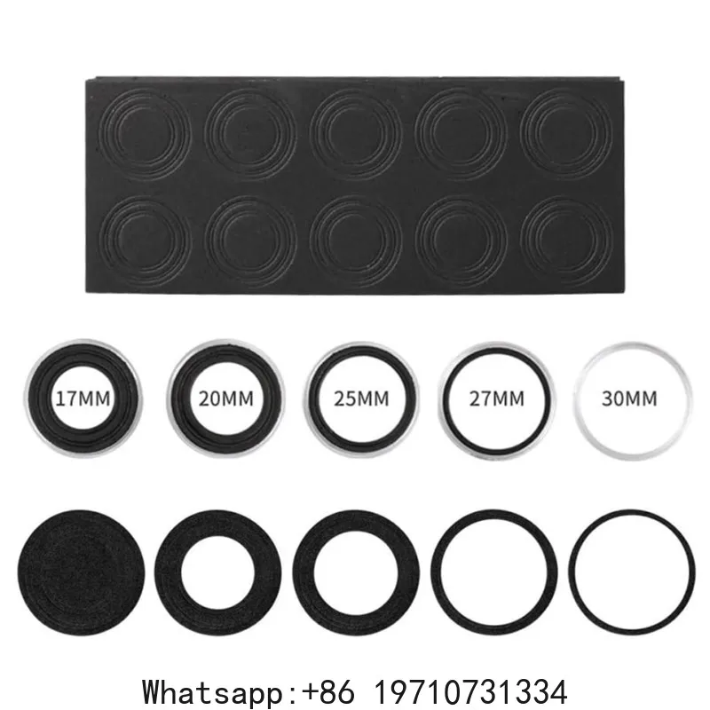 100pcs Coin Capsules 5 Sizes (17/20/25/27/30mm) Protect Gasket Coin Holder Case with Plastic Storage Box,for Coin Collection