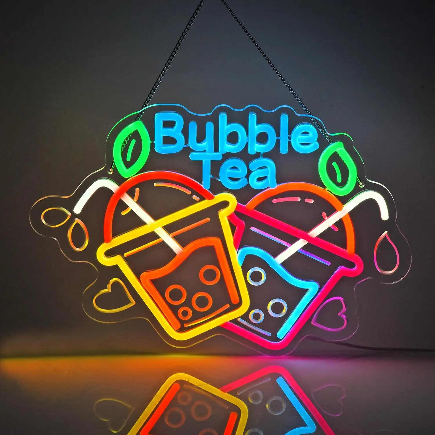 Custom Led Neon Sign Personalized Text Name Logo Wall Decor For Kids Room Bedroom Wedding Birthday Party Home Bar Shop Decor