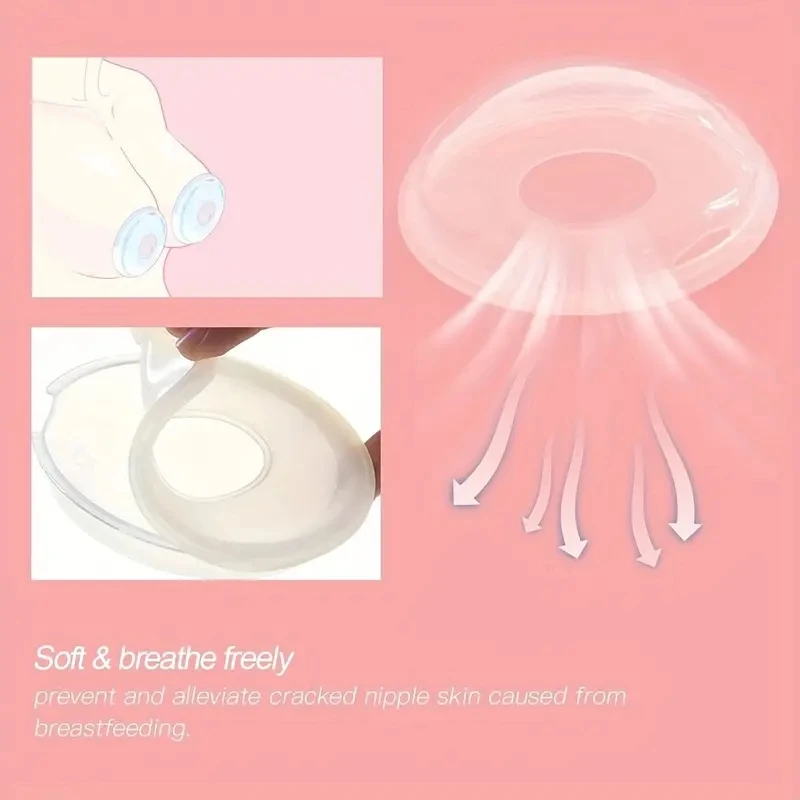 Wearable silicone breast milk collector for breastfeeding mothers to avoid embarrassment of breastfeeding overflow