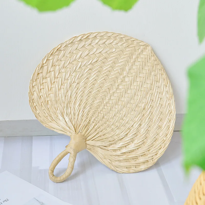 Chinese Style Handmade Fan Retro Natural Bamboo Braided Fan New Summer Cooling Hand Fan Art Crafts Woven Fan Home Decoration