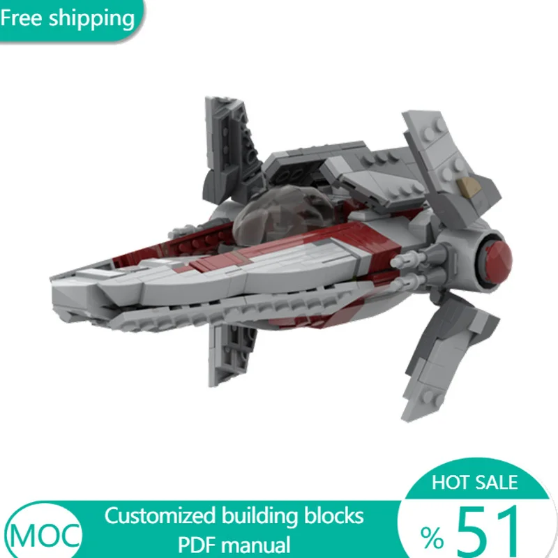 

425 PCS Star Battle RImperialV-Wing MOC Customize Modular Building Block Technology Educational Creative DIY Holiday Toy Gifts