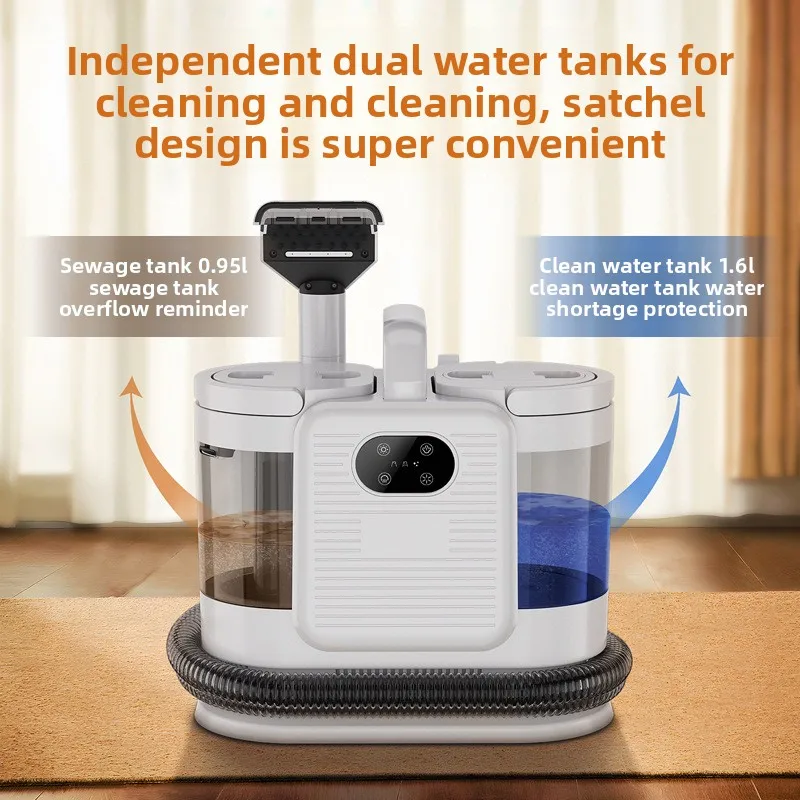 Spray‑Extract Integrated Steam Fabric Cleaner 110V, High‑Suction High‑Temperature Cleaner for Sofa Mattress Carpet