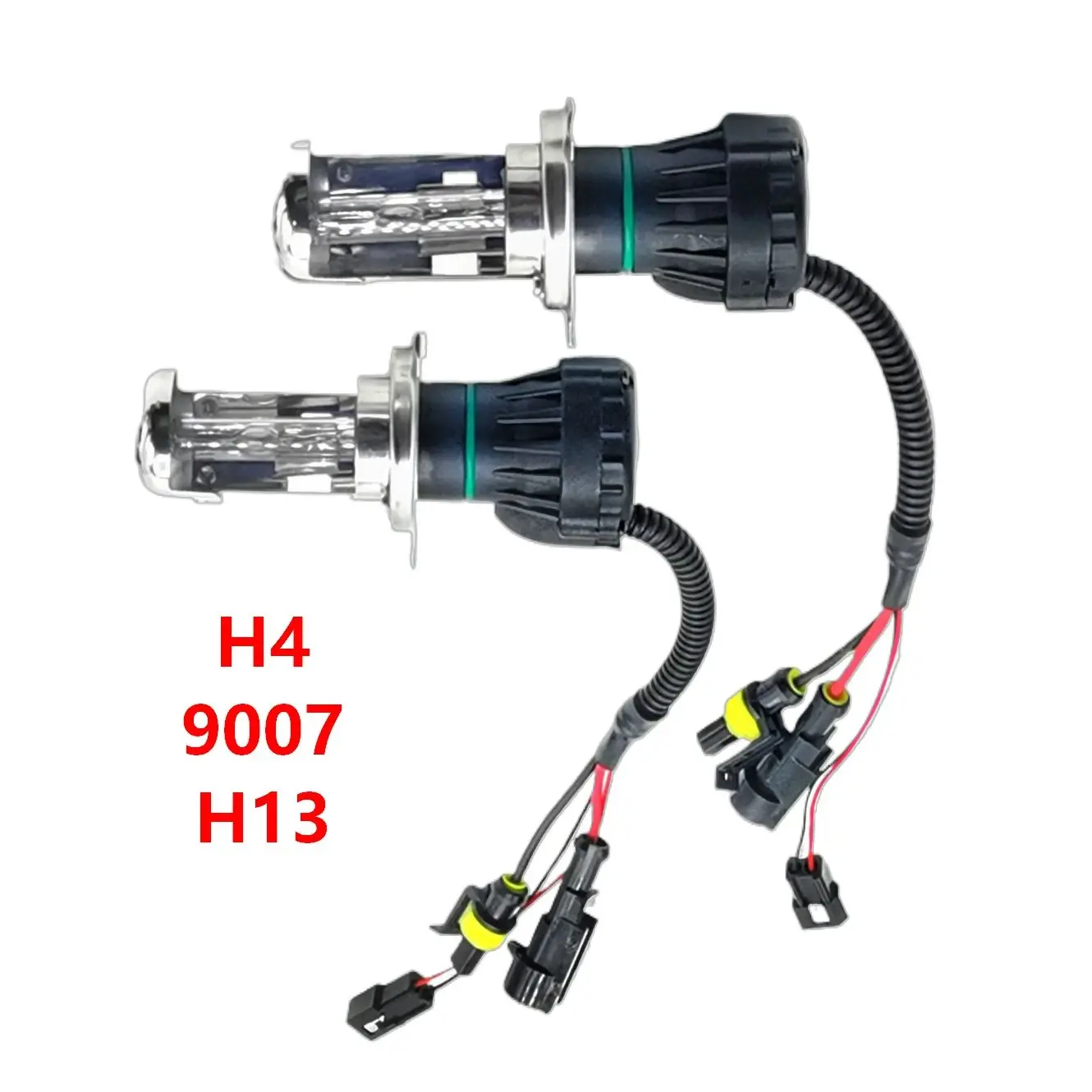 Premium 12V AC 55W HB2 H4 9003 Bixenon Globes  H4 HB2 h/l High Low Xenon Bulbs 4200LM 12V Cars HID Headlights