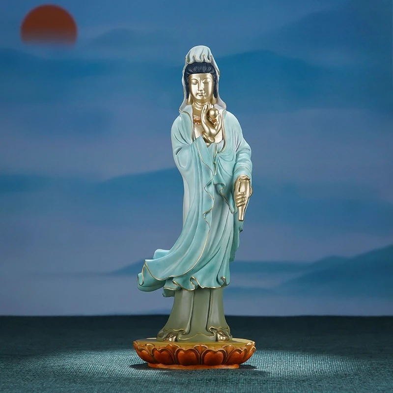 Home desktop offering decorations Buddha statues gift ornaments