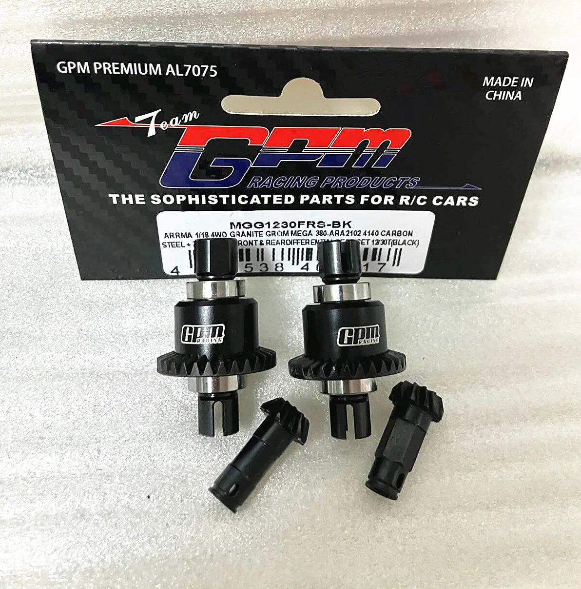 Différentiel Complet Avant/arrière Pour Arrma 1/8 KRATON 6S V6 – Acier 20CrMnTi + Alliage 7075 – Pièce Upgrade Rouge (sans Huile)