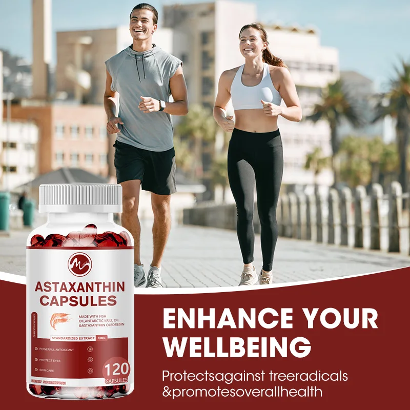 Antarctic Krill Oil Astaxanthin Capsules With EPA, DHA,Promotes Cardiovascular Health Supports Eye, Joint And Skin Health