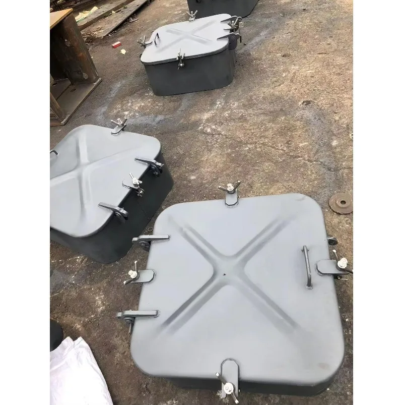 Nouveau trappe de pont étanche en acier pour applications marines, accessoires pour navires/bateaux