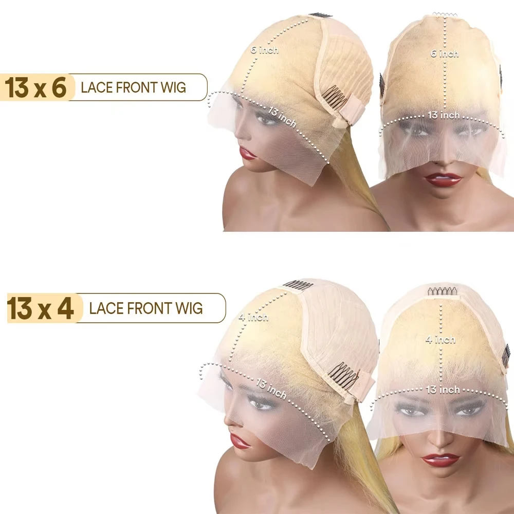 613 Hd Lace Frontal Wig 13x6 Body Wave Human Hair Wigs 30 Inch Lace Front Human Hair Wig Pre Plucked Colored Honey Blonde Wig