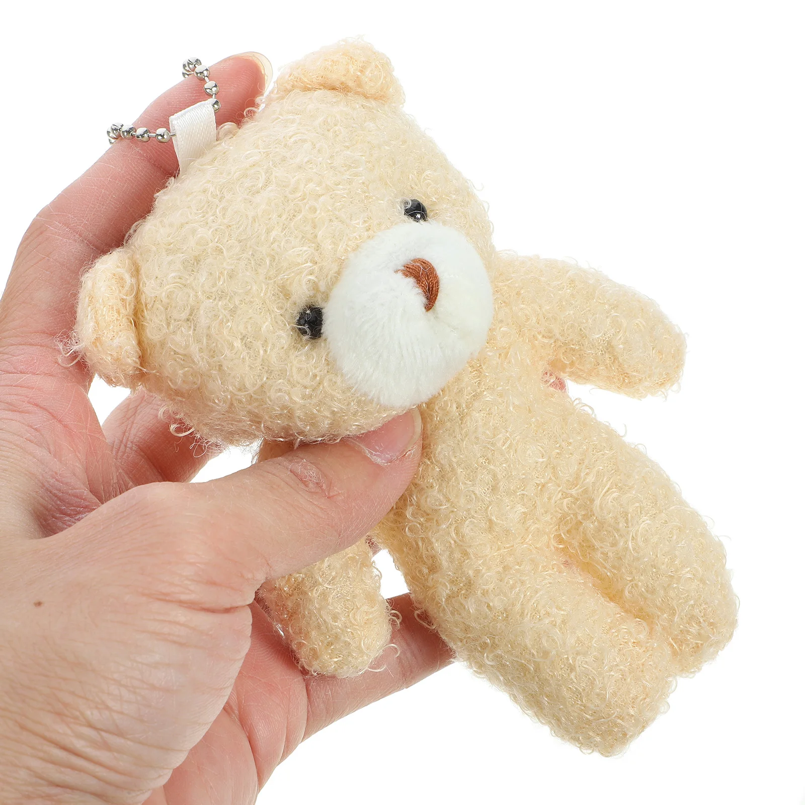 12-delige sleutelhanger hanger mini decor kleine hangende cartoon kleine beren nament gevulde kleine beer lichtgewicht