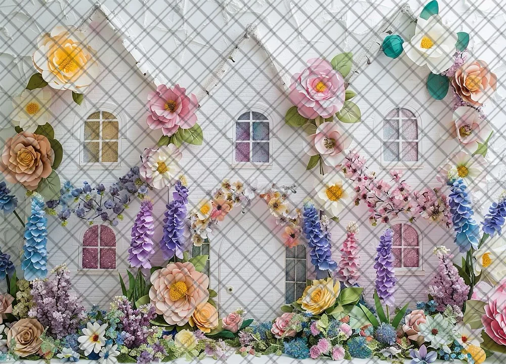 Mocsicka التصوير خلفية الربيع بالون الأزهار قوس الديكور خلفية استحمام الطفل الوليد 1st عيد ميلاد حفلة موسيقية استوديو الدعامة