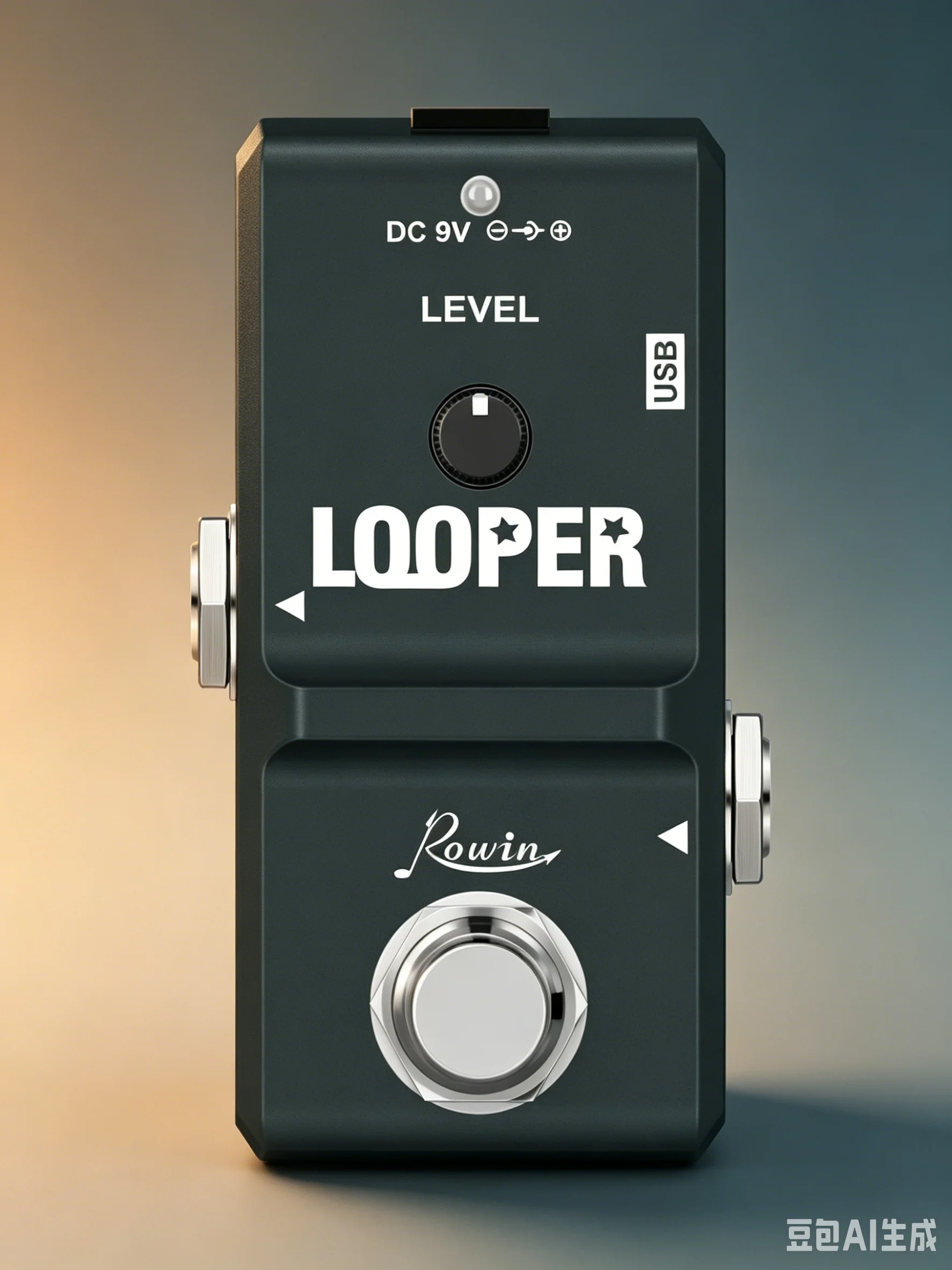 Rowin LN-332 48K NANO Looper Electric Guitar Bass Effect Loop Pedal 10 Mins of Recording Unlimited Overdubs USB Port Bypass Mini