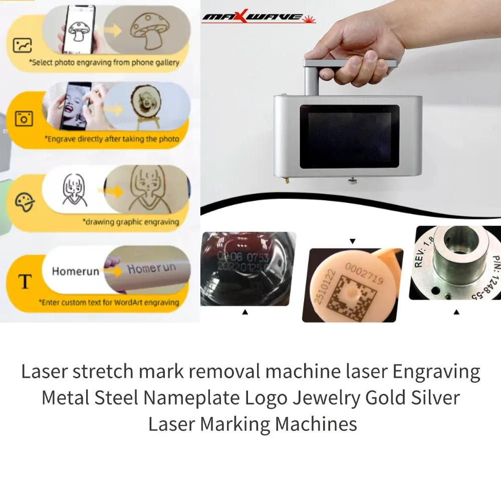 

Portable laser marking machine Light Weight 2W Mini Portable Fiber Laser Marking Machine Price For Metal Plastic Pen Gold Silve