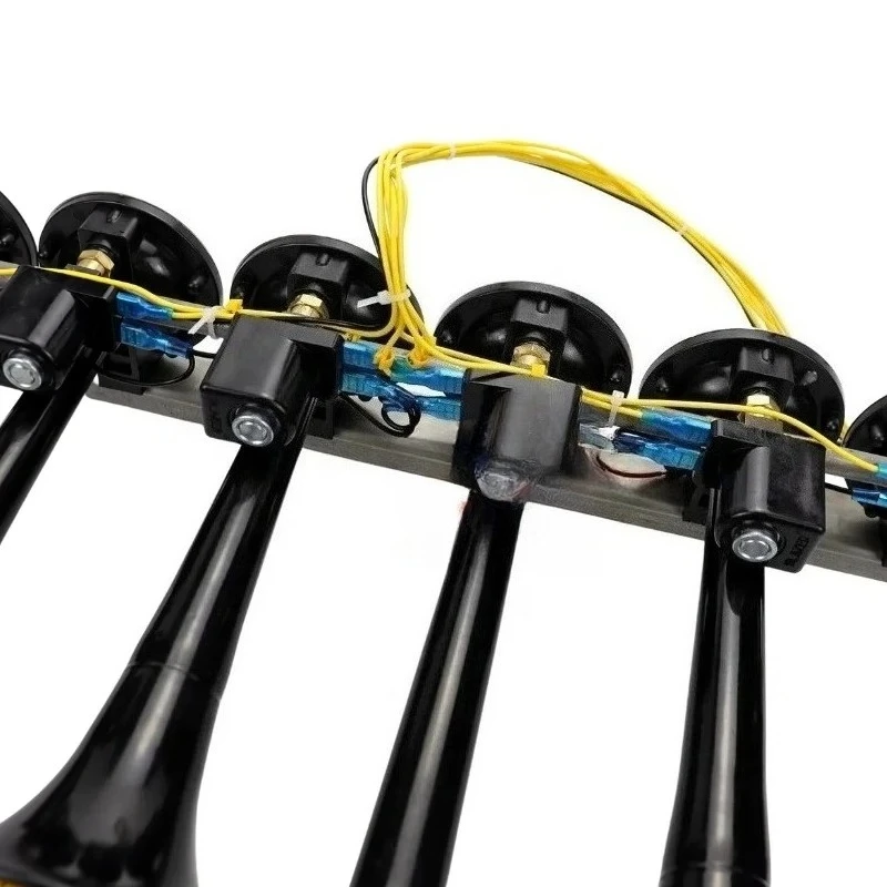 Tromba d'aria 24V per camion auto 6 tubi 20+ suoni Kit compressore clacson ad aria forte con tromba pesante impermeabile ​