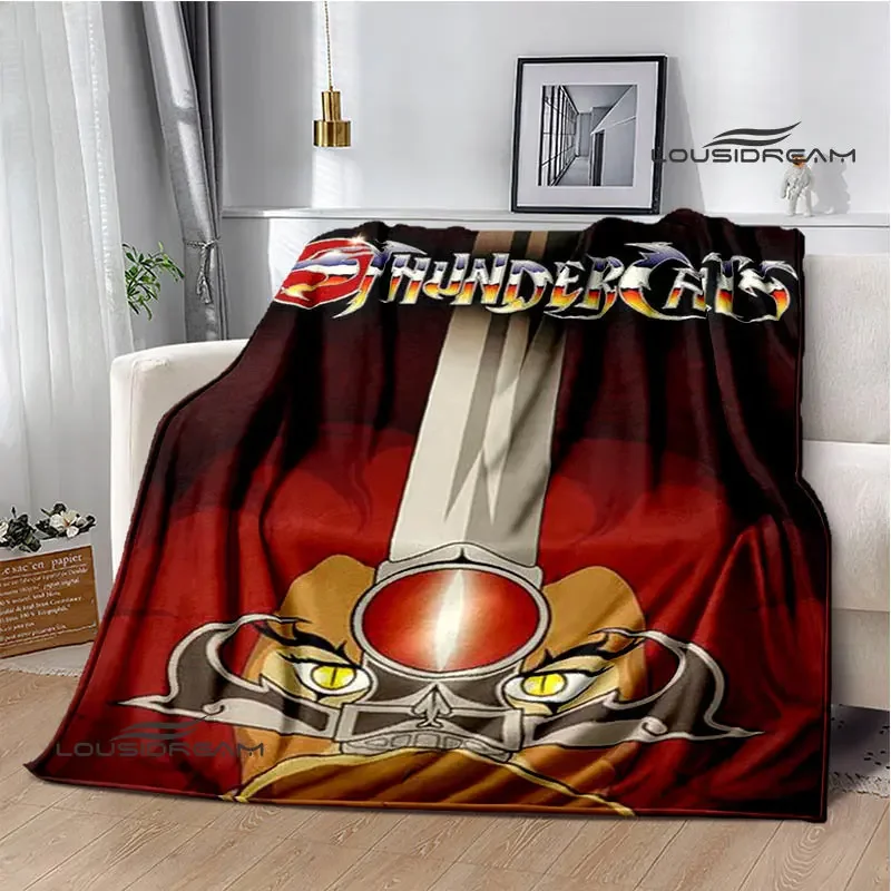 Thundercats Cartoon Printing blanket Children\'s Warm blanket t Flange blanket Home travel blanket bed linings Birthday Gift