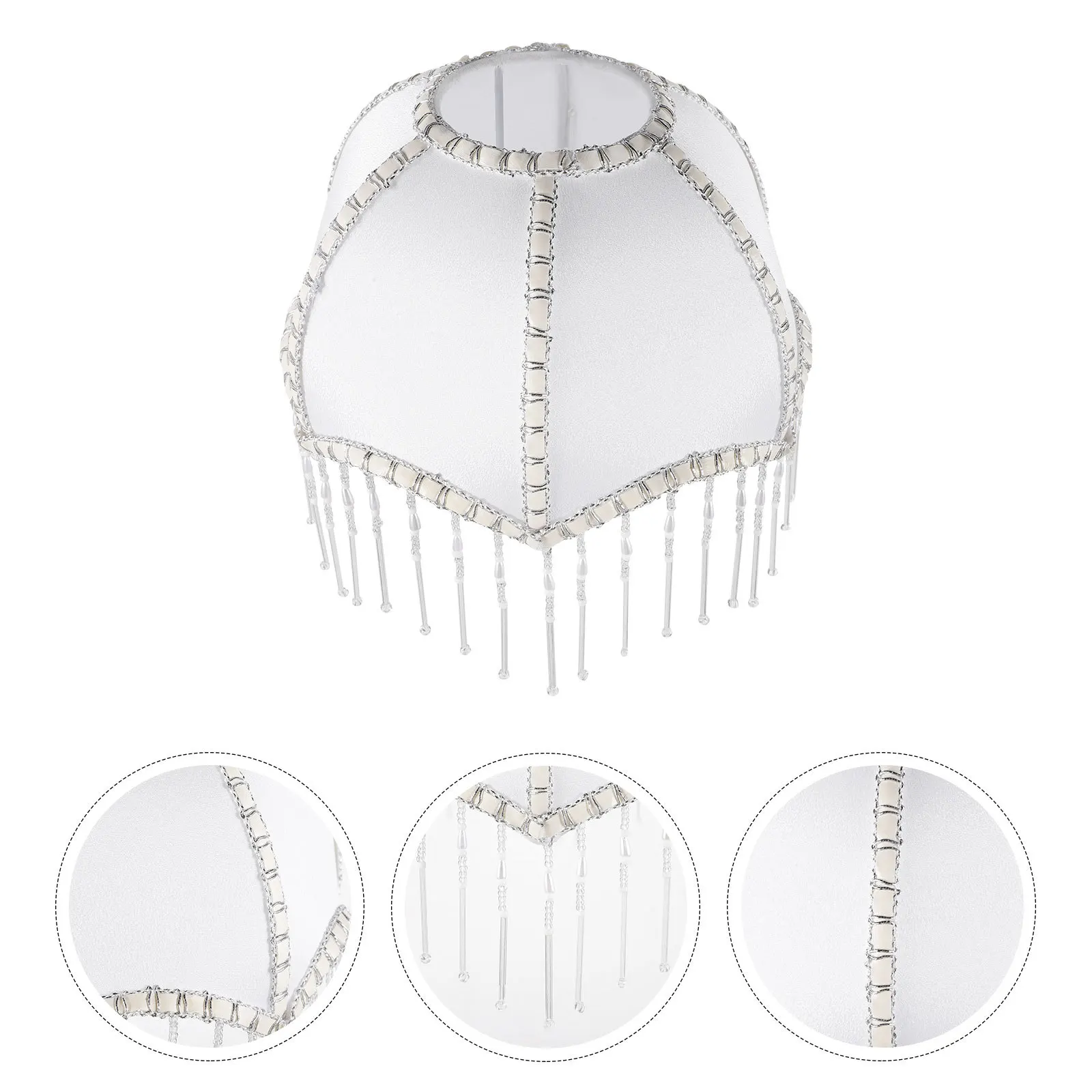 

Umbrella Shaped Lamp Shade Printed Design Decorative Household Light Cover Romantic Warm Atmosphere for Bedroom Living Room