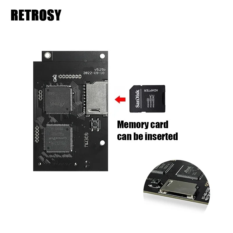 إصدار ألتيما GDU v5. استبدال القرص 20.5 15b وSD/TF مع ألعاب بطاقة DC لـ SEGA Dreamcast #3