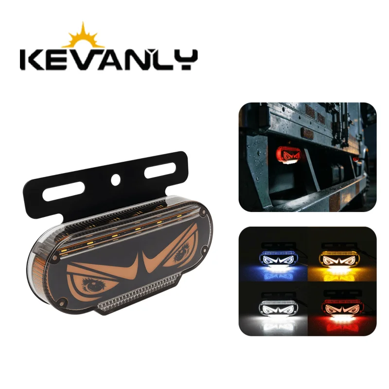 1pc Truck Side Marker Light LED DRL Running Light 24V ATV Tail Light Warning Lights Auto Rear Taillight Van Clearance Lights