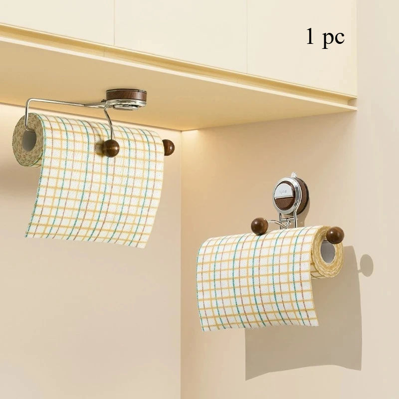 

Suction Cup Kitchen Paper Towel Holder Stainless Steel Toilet Paper Holder Tissue Hanger Roll Holder For Bathroom Accessories
