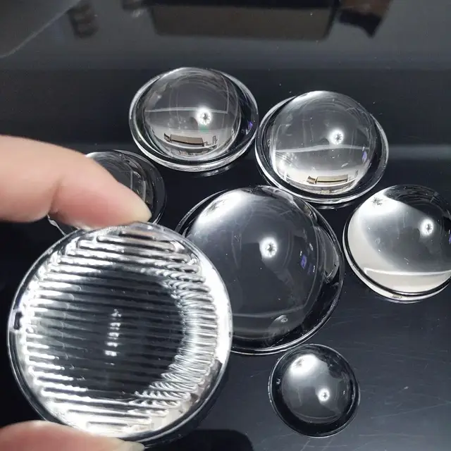 23mm 35mm 44mm 50mm 52mm Plano Convex Striped Optical Glass Lens for