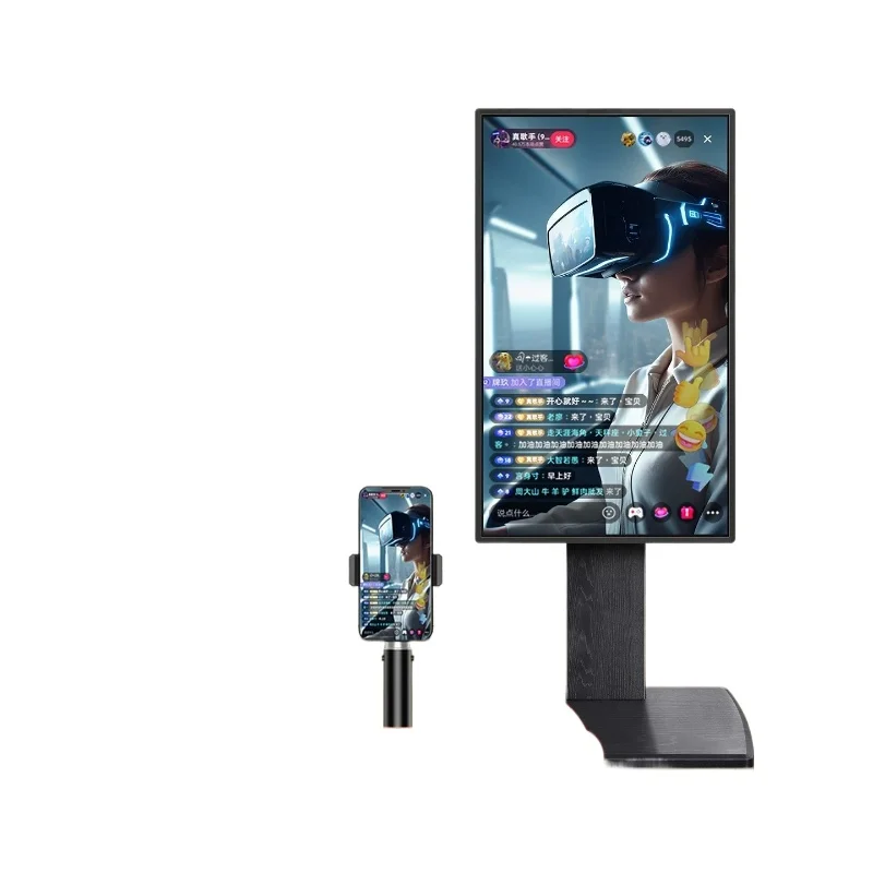 32/43/55-inch AI live broadcast all-in-one machine large screen, screen projection interactive display, touch horizontal and ver