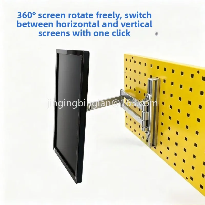 Computer display screen wall-mounted bookshelf accessories sold directly by the factory  No punching monitor bracket accessories
