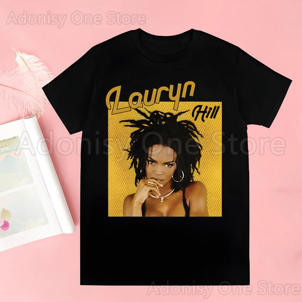 Lauryn Hill The Fugees Reggae Fusion Soul Music Women Tshirt Harajuku T shirt Funny Female T-shirt Casual Aesthetic Tshirt