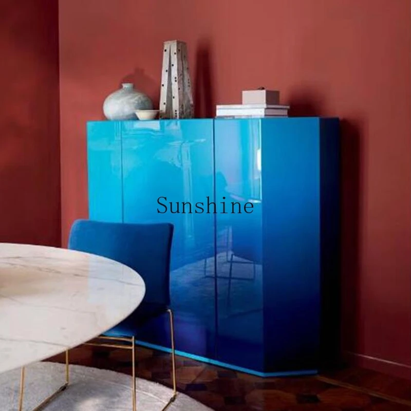 

Modern simple Italian minimalist porch cabinet gradually changing color storage cabinet