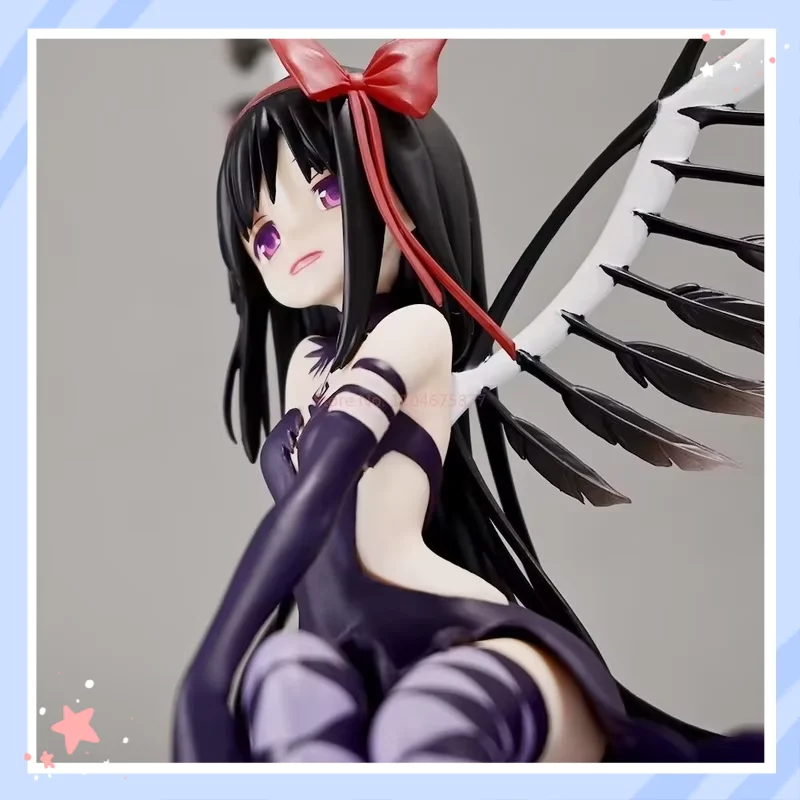 

Devil Akemi Homura GK Figure Puella Magi Madoka Magica Rebellion Story 29cm Collectible Anime Statue Decoration For Anime Fans