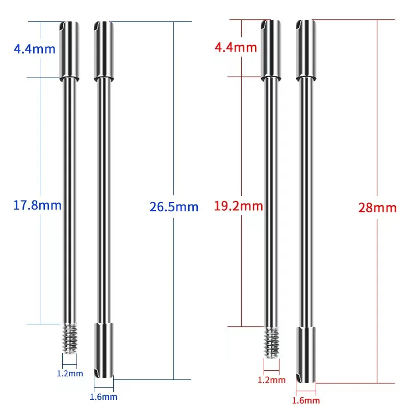 NEW  Watch stainless steel screw rod connection rod watch pin spindle