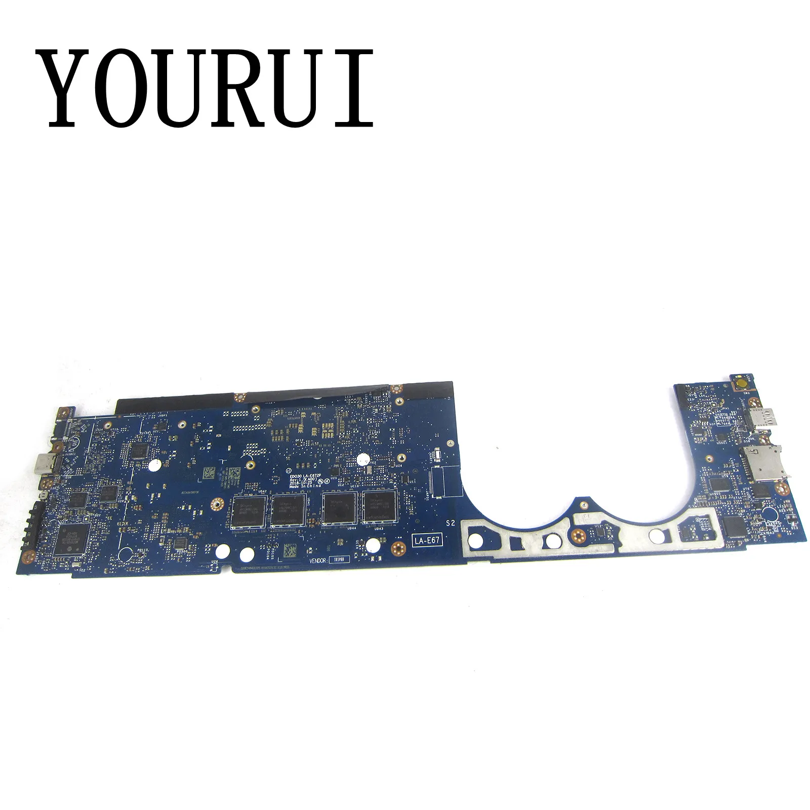 Imagem -02 - Laptop Motherboard para Dell Xps 13 9380 Ed030 La-e672p i3 i5 i7 Cpu 8ª Geração 4gb 8gb 16gb Mainboard Cn0nf3wd Cn-0xdvj0