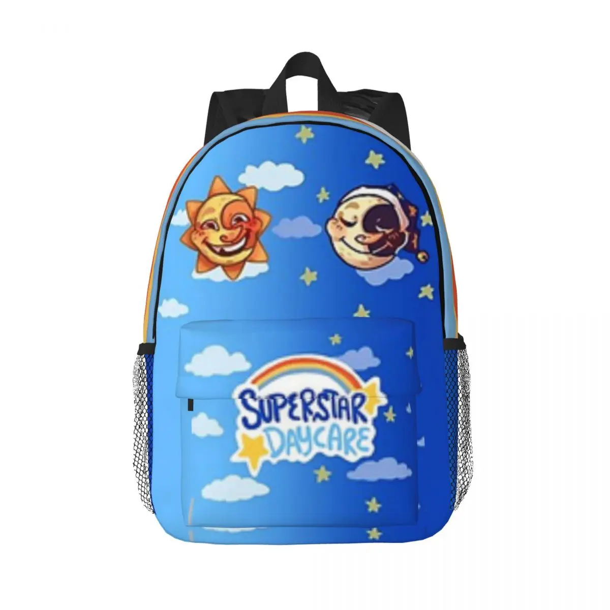 

SuperStar Daycare Sun And Moon Backpack New Fashion High Capacity Waterproof College Backpack 15inch