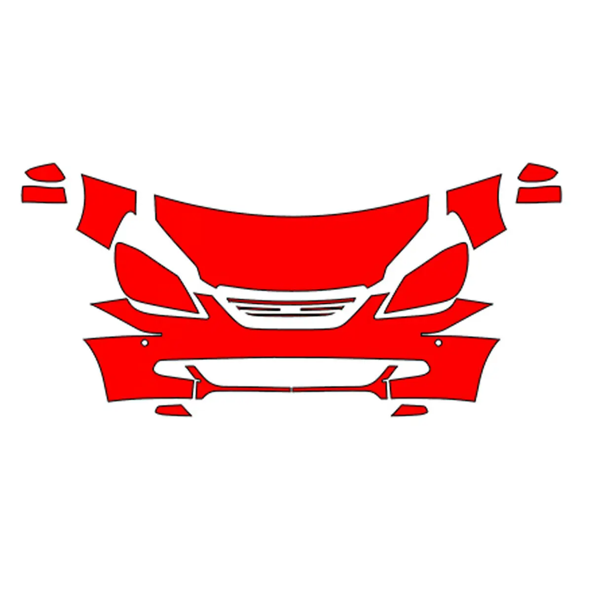 

Для Honda Odyssey 2005-2007 предварительно вырезанная защитная пленка для краски, прозрачный бюстгальтер PPF