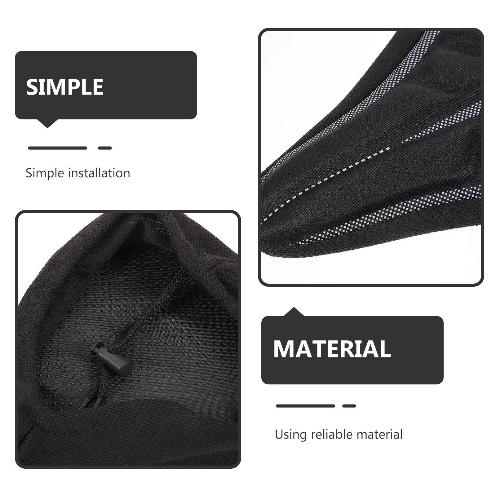 

Bike Seats Cushion Anti-Slip Breathable Stylish Suitable Men Women Easy Install Most Bicycles Bike Seats Cycling Supply