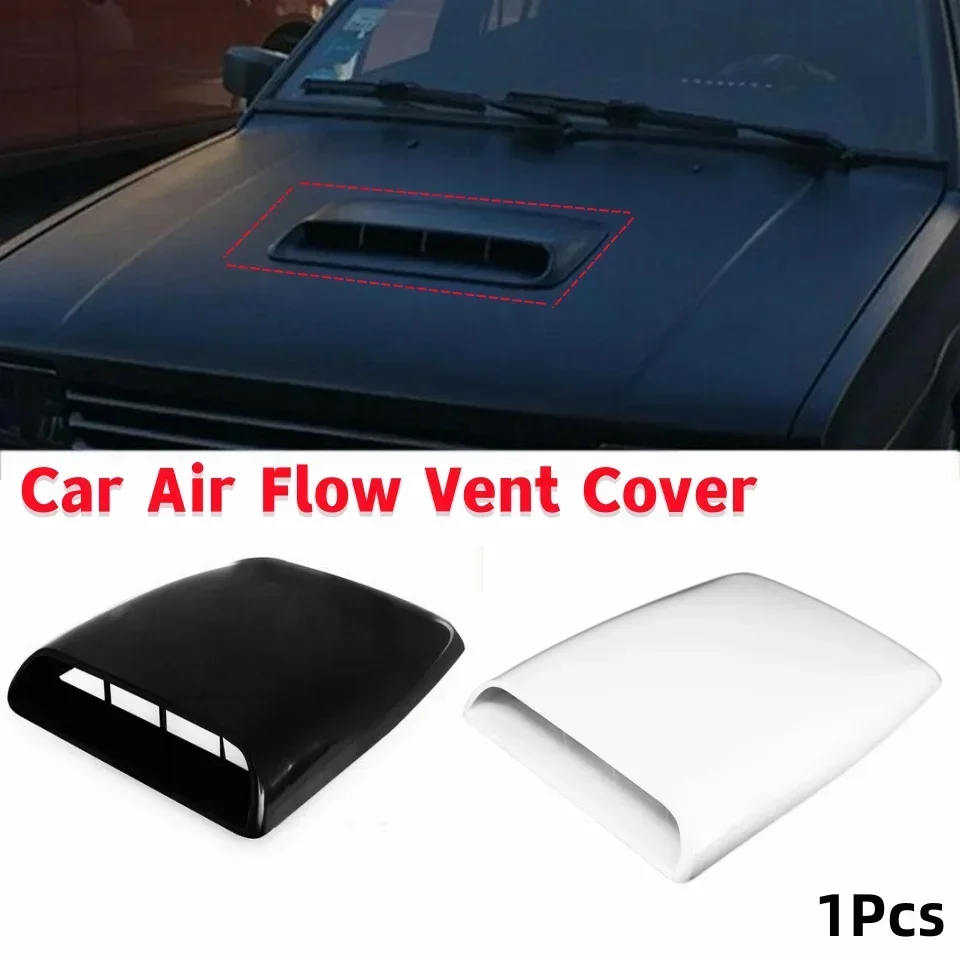 Universal Car Air Flow Vent Cover Exterior Decorative Air Flow Intake Hood Scoop Vent Bonnet Cover