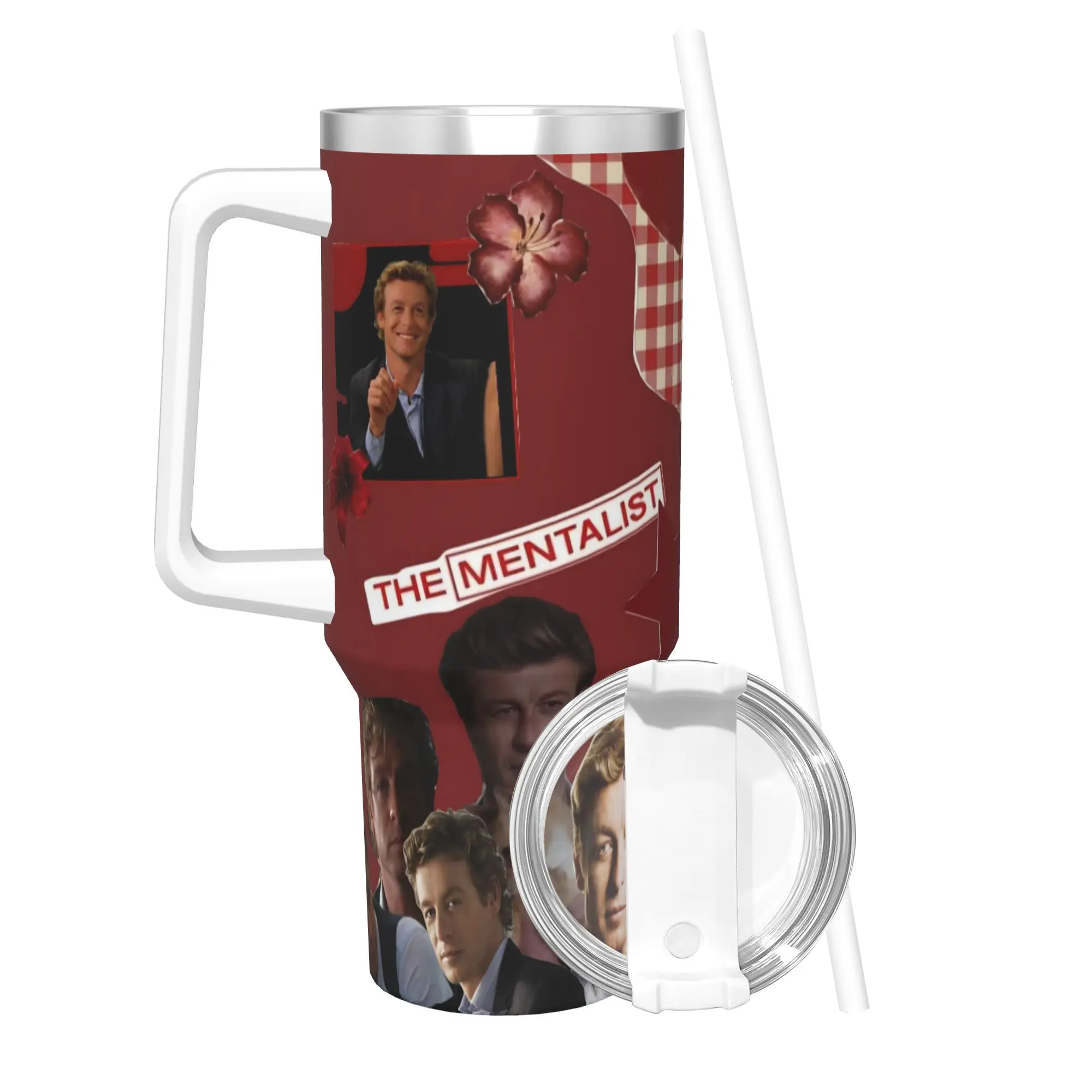 The Mentalists Tumbler 40oz Stainless Steel Double Wall Vacuum Insulated  Tumblers Cup With Straw